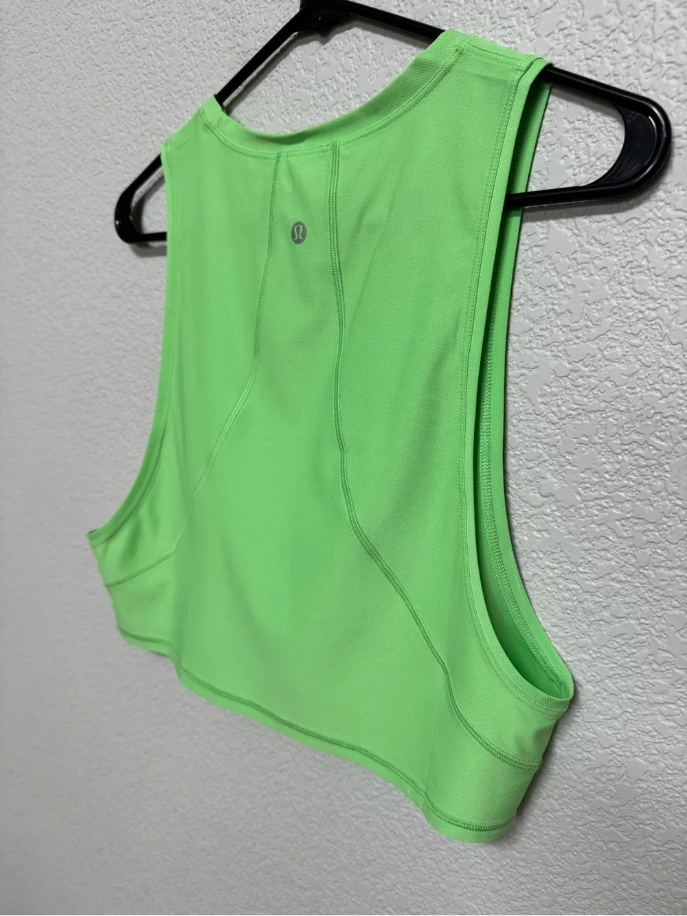 Lululemon Muscle Love Crop Tank Neon Green Women’s 8 Neon Green